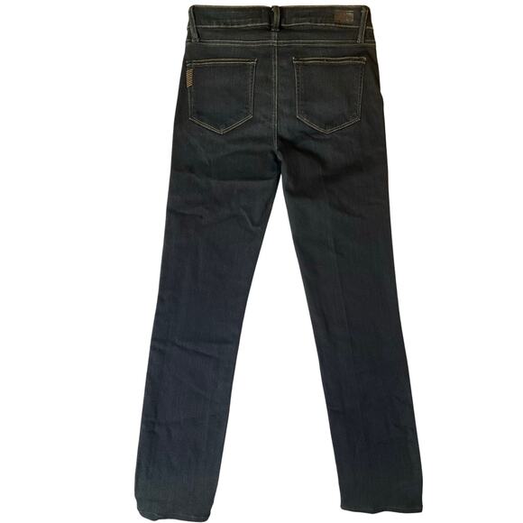 Paige Women Skyline Skinny Jeans size 28 Dark Blue Mid Rise Stretch Boot Cut - Picture 10 of 10
